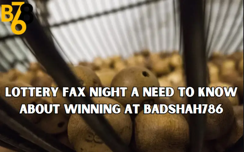 lottery fax night