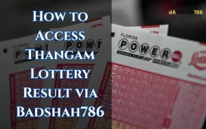 thangam lottery result