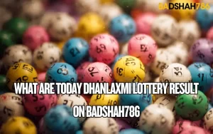 dhanlaxmi lottery result